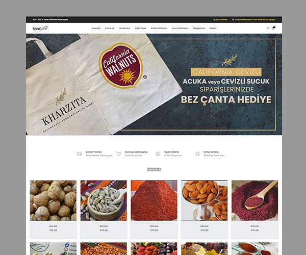 E-Ticaret Ürün Satış Teması